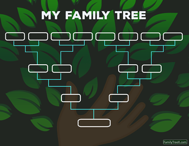blank-family-tree-template colorful